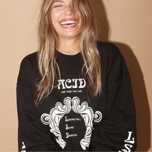 Sugarhigh + Lovestoned Acid Crewneck Sweater